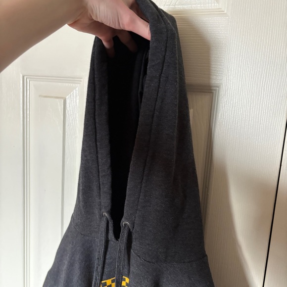 Vans Women's Dark Gray Checkered Skate Logo Hoodie Size Small - Picture 4 of 8